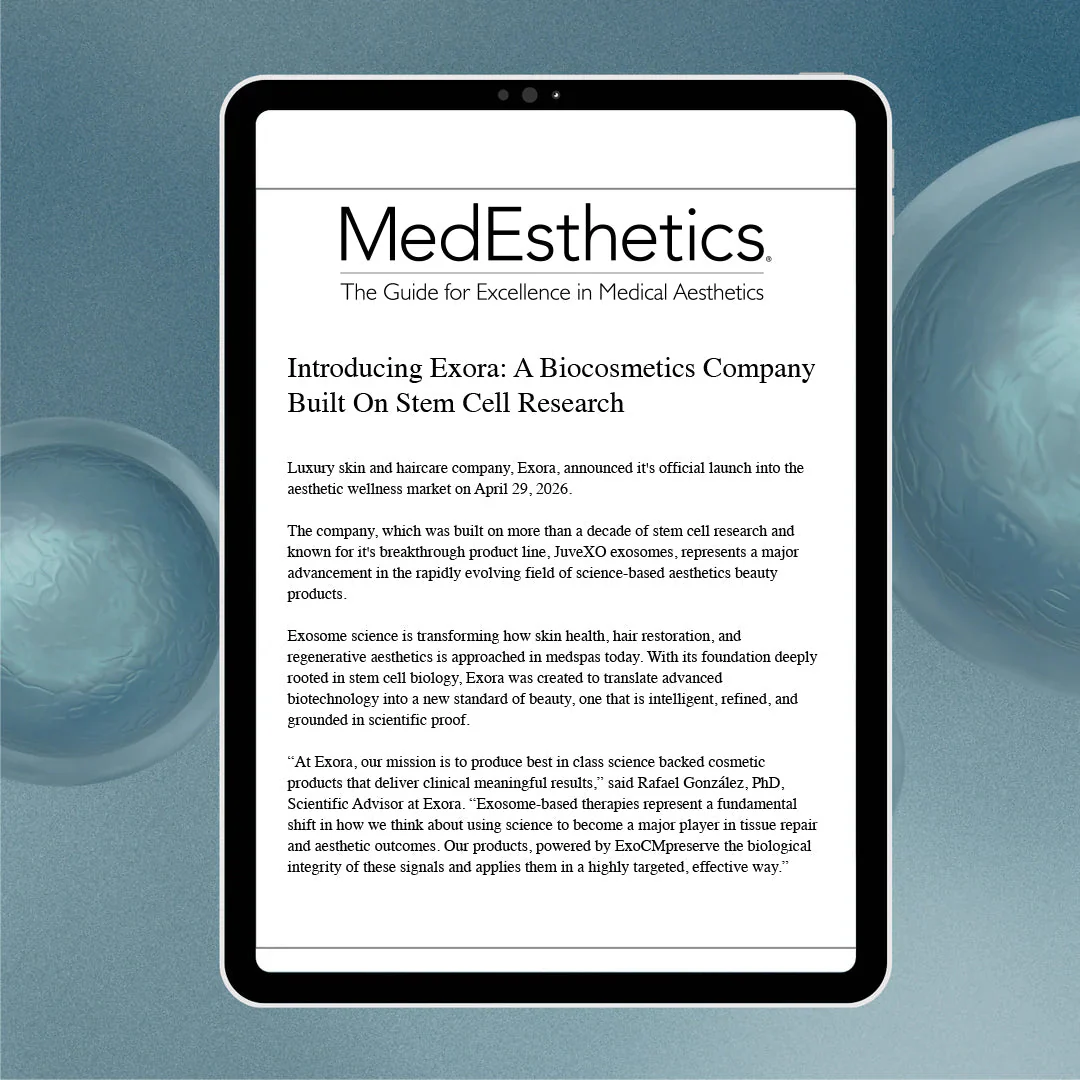 Exora in Med Esthetics Magazine